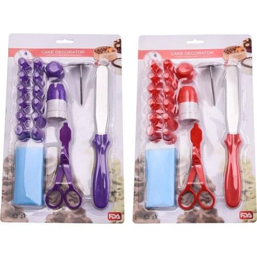 Cake Decorating Tools Set Piping Suit Turntable Pastry Bags Nozzle For Cream Bakware Baking Tools Kitchen Accessories