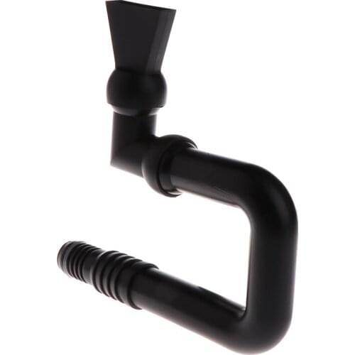 Drop Ship U Shaped Plastic Aquarium Fish Tank Water Outlet Tube Duck Bill Flat Nozzle Pipe