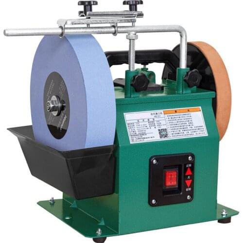 10 Inch Professional Electric Low Speed Grinder Sharpener Polishing Machine Positive and Negative White Corundum Sharpener LK