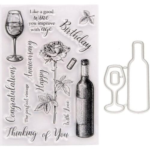 T1788TC letter Grass Silicone Clear Stamps For Scrapbooking DIY Album Cards Scrapbook Transparent Stamp Rubber Stamp 10.5X15.5cm