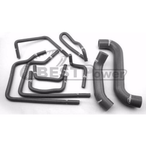 Silicone Radiator Coolant Hose / Pipe kit For Impreza 2.0 WRX GD GB GG Ver7 Ver8 Ver9 BLACK