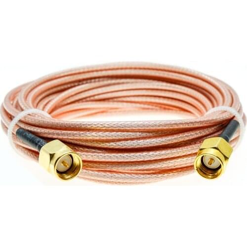 RG316 SMA Male To SMA Plug Coax RF Extension Cable Jumper Pigtail