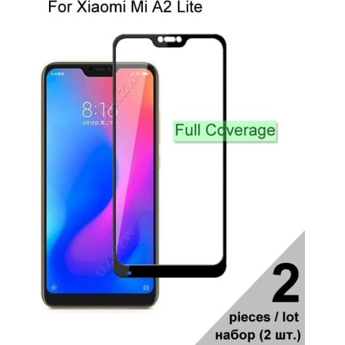 Protective Glass For Xiaomi Mi A2 Lite Full Coverage Tempered Glass For Xiaomi Mi A2 Lite