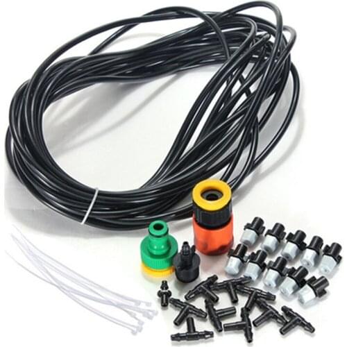10 meters, 10 nozzles, single outlet micro nozzles, atomization set, cooling, moisturizing, spray, dust removal