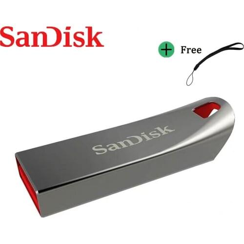 100% Original Sandisk Usb Flash Drive 32GB 64GB Mini Pen Drives 16GB USB 2.0 Memory Stick 8GB Flash Disk