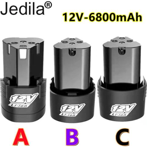 12V, 6800mAh,recargable Universal de alta capacidad para herramientas electricas,taladro electrico, bateria de ion de litio