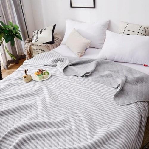 45The most popular style of home textile products in Instagram, 100% knitted cotton blankets, soft and comfortable sleep quilt