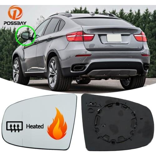 For BMW X5 E70 2007-2013 X6 E71 E72 2008-2014 Car Rear View Side Mirror Glass Right/Left Electric Heated Door Mirrors Glasses