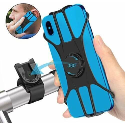 Detachable Bike Phone Holder Mountain Road Universal Cell Phone Bicycle Motorcycle MTB Handlebar Mount Cradle For iPhone Samsung