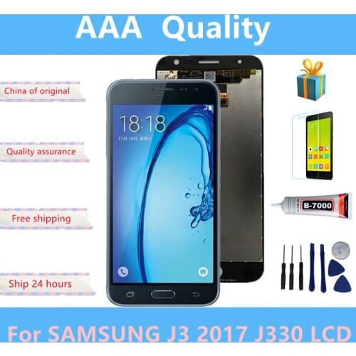 Original for SAMSUNG Galaxy J3 2017 J330 J330F LCD Display No Dead Pixel Touch Screen Sigitizer Assembly Replacment