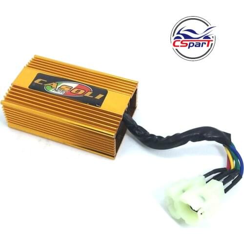 Racing 6 Pin two Round Plug AC CDI Ignition Box GY6 125CC 150CC 200CC 250CC Dirt bike Scooter ATV Quad Parts