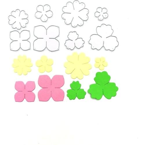 Julyarts Petal Flower Dies Scrapbooking Dies Metal Die Cuts Stencils Scrapbook Cutting Dies for DIY Paper Crafts Cards Making