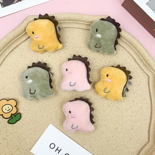 Kawaii Dinosaur Plush Doll Cartoon Animal Plush Toy Cute Bear Brooch Bag Decor DIY Headwear Clothing Accessories Doll Girl Gifts