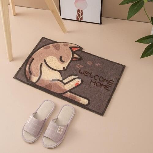 Hot Sale 64cm x 60cm Floor Door Cushion Mat Rug 8 Styles Slip-resistant Bathing Room Bedroom Decoration Rugs