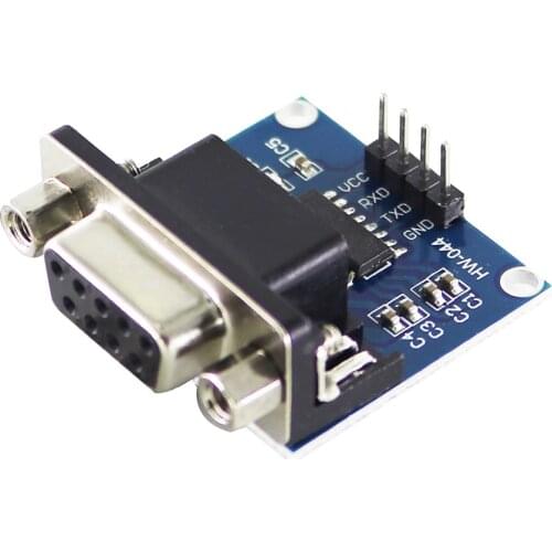 MAX3232 RS232 to TTL Serial Port Converter Module Female DB9 Connector MAX232 Flashing Board