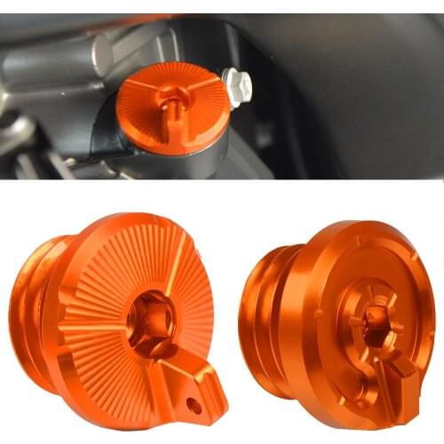 Motorcycle Front Brake Fluid Reservoir Engine Oil Filter Cover Cap Accessories For 1290 Super Adventure 2015-2018 2016 2017