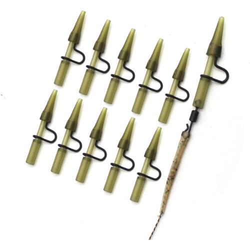 20PCS Carp Fishing Accessories Heavy Duty safety Lead Clip Quick Change Snap Clips Carp Fishing Rigs Tail Rubber Terminal Tackle