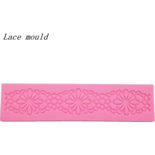 Wholesale Silicone lace mold Flower sugar lace mat decoration for cake Fondant cake mold