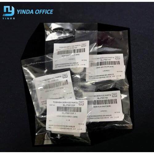 5sets original 6LJ765120 6LJ765130 6LJ765140 6LJ765150 6LJ768120F For toshiba 2006 2306 2506 2505 2307 2507 developer gear kit