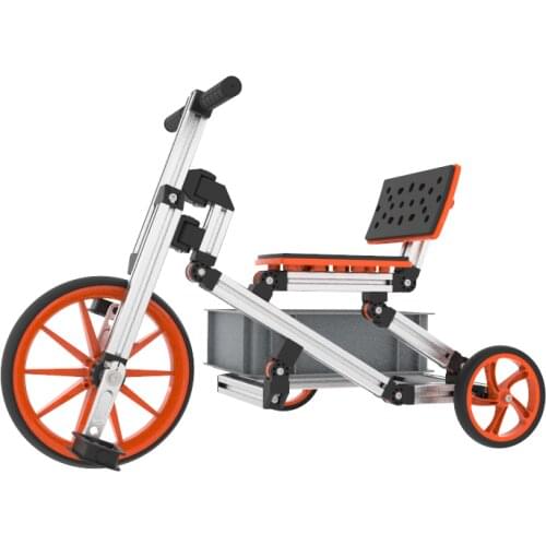 TT Variety Stroller Multi-Functional Parent-Child Three-Wheel Four-Wheel Childrens Bicycle Kart for Boys and Girls