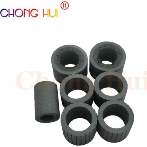 ADF PICKUP ROLLER RUBBER for HP Scanjet 7000s3 HP3000s3 HP3000s4 HP5000s4 Scanner paper take up and sorting wheel set