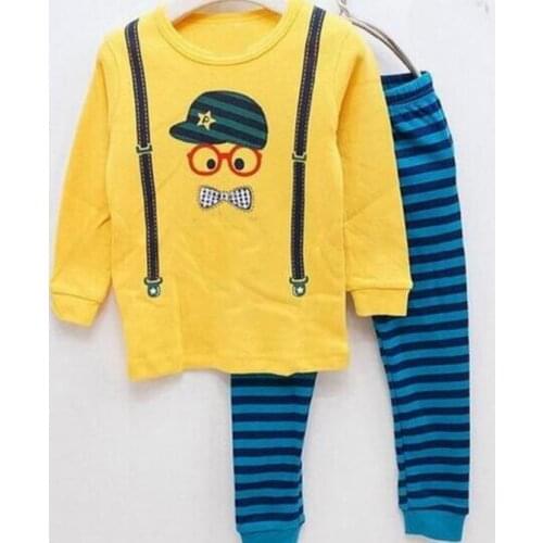 Christmas Merry Baby Boys Pyjamas Printing Pajamas Baby Girls Clothes Children cotton Tops+Pant Sleepwear Pijamas for 2-7 Years