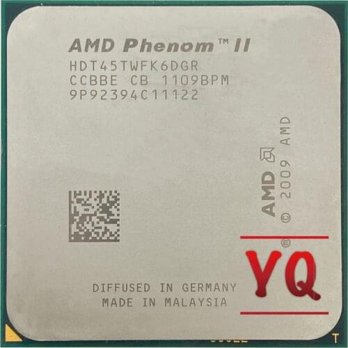 AMD Phenom II X6 1045T 1045 2.7 GHz six-core CPU Processor HDT45TWFK6DGR Socket AM3