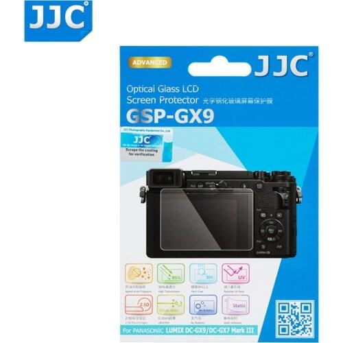 JJC LUMIX DC-GX9/DC-GX7 Mark III 0.3mm Optical Glass Camera Ultra-thin LCD Screen Protector for PANASONIC