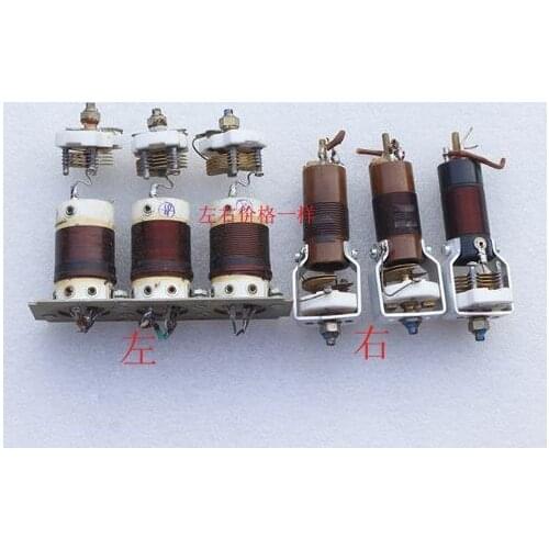 Decommissioned tube receiver big Bayi radio disassemble variable capacitor coil 3 groups