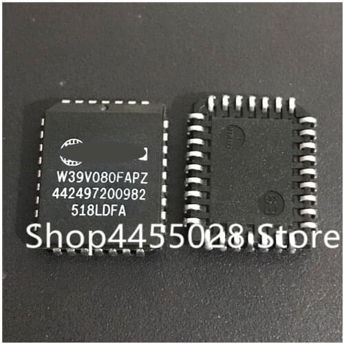 W39V080FAPZ W39V080 PLCC32 5PCS