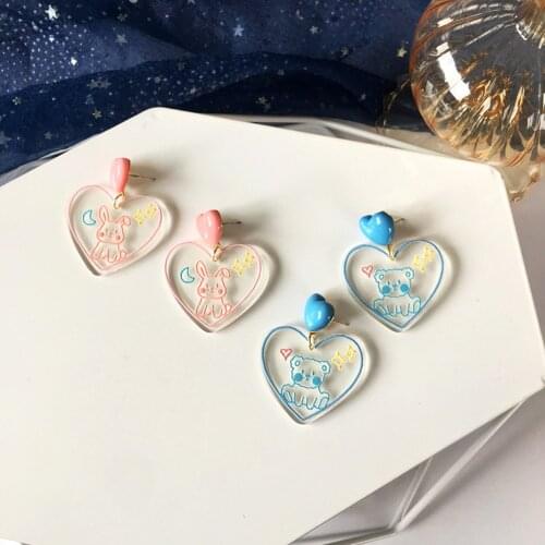 Contracted The New Summer Small Pure And Fresh And Lovely Animal Earring Stud Earrings Women Love