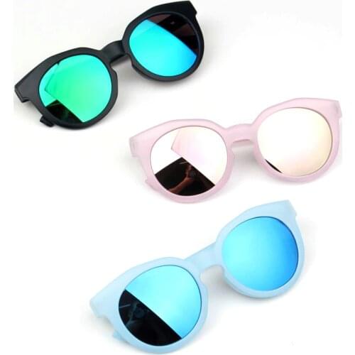 2018 fashion brand kids sunglasses black retro childrens sunglasses UV protection baby sun glasses girls boys glasses