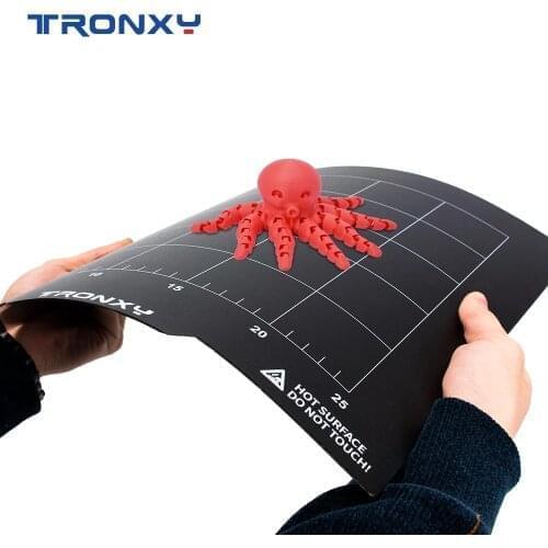 TRONXY 3D Printer Flex Spring Steel Sheet Applied PEI Magnetic Hot Bed Tape Sticker Surface Flex Plate