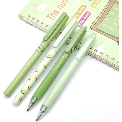 4pcs Gel Ink Rollerball Pen 0.5mm Black Ink Medium Point Pens Writing Smoothly Pen for Student School Supplies Material Escolar