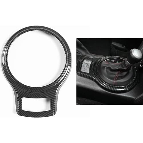 Auto Carbon Fiber Central Gear Panel Control Panel Decal Car Interior Modification For Toyota 86/Subaru BRZ 2012-2020