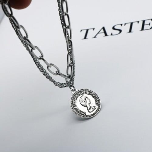 Charm Bracelet for Women Men Double Multi Layer Titanium Steel Material Bracelet Sliver Fashion Jewelry Gift Colorfast Wholesale