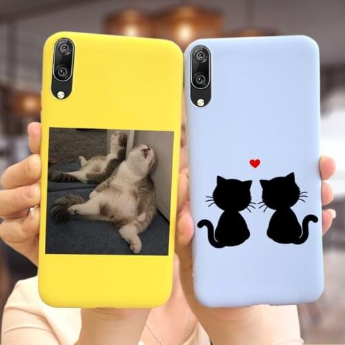 For Huawei Y7 Pro 2019 Case DUB-LX2 Soft Slim Fundas Cute Silicone Cover For Huawei Y7 Y 7 Pro 2019 Phone Cases Y7Pro 2019 Coque