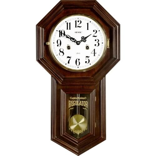 Digital Big Wall Clock Vintage Luxury Silent Wooden Mechanical Wall Clock Antique Pendulum Metal Reloj Pared Home Decor AD50WC