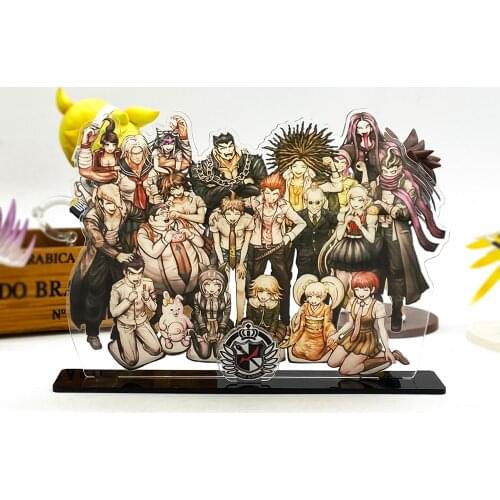 Danganronpa 1&2 group Ishimaru Sakura Nanami Monomi acrylic stand figure model plate holder topper anime