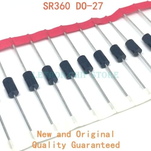 20PCS SR360 DO-27 SB360 DO-201 3A 60V Schottky Diode