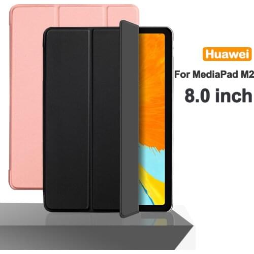 For Huawei MediaPad M2 8.0'' Flip Tablet Case Stand Smart Cover Funda For m2 8.0 M2-801W M2-803L M2-802L/801L Protective Capa