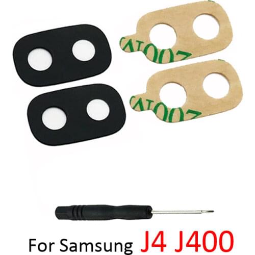 For Samsung Galaxy J4 2018 SM-J400F J400 J400F J400FN J400DS J400G Phone Chassis Housing Back Camera Glass Lens + Tools