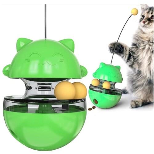 N25 Cat Toys Pet supplies turntable toy leaking food ball funny cat stick self enjoy cat toys