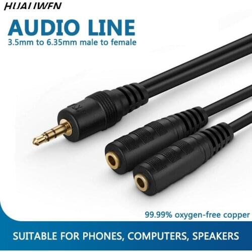Oxygen-free Copper 99.99% AUX Cable 3.5mm Audio Cable Male to Female Extension Cable, Suitable For Mobile Phones And Computers