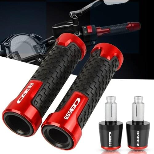 Motorcycle 22mm Handlebar Grips End Handle Bar Cap End Plug For HONDA CB599 CB 599 1998 1999 2000 2001 2002 2003 2004 2005 2006
