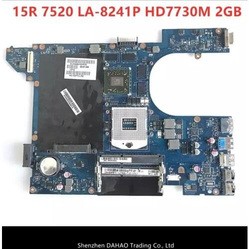QCL00 LA-8241P Laptop motherboard for Dell Inspiron 15R-7520 5520 mainboard CN-04P57C 04P57C With HD7730M 2GB HD4000 100% tested
