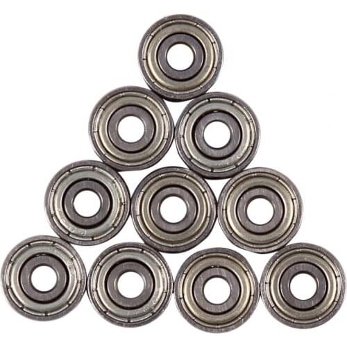 10pcs/lot Ball Bearings 623ZZ 3x10x4mm 623-ZZ Wheel Miniature Deep Groove Bearing Printers Parts 623 ZZ Wholesale