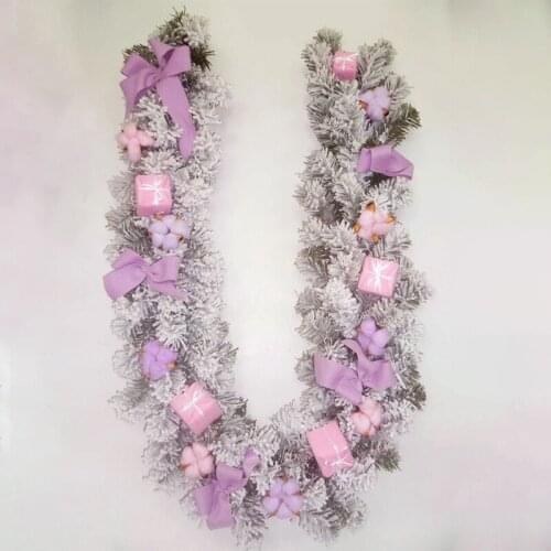 Pine Rattan Vine Christmas Pendant Decoration Ornaments Xmas Party Hanging Decor Green Leaf Garden Xmas christmas decoration