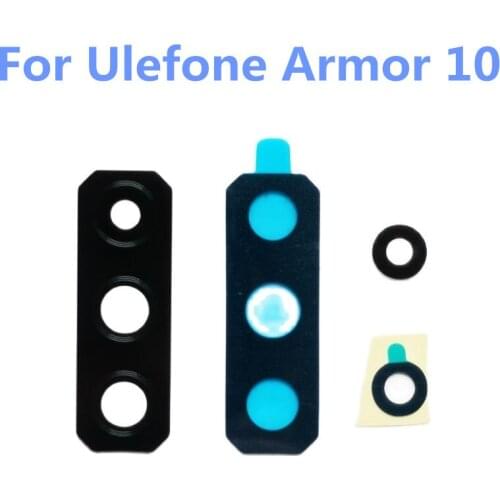 For Ulefone Armor 10 Cell Phone Glass Cover rear main/sub camera lens +waterproof foam module Spare Parts Flims