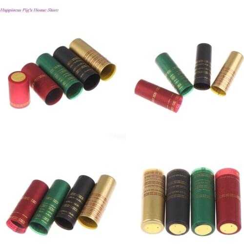 10pcs Wine Bottle Seal Bar Party Supplies Wine Bottle Cover PVC Heat Shrink Cap Barware Accessories For Home Brewing